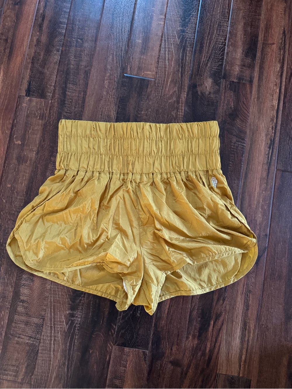 FP Movement by Free People Mustard Yellow Athletic Shorts